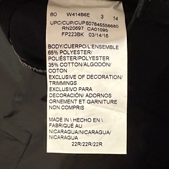 Dickies Women’s Black Chino Work Pants - Picture 6 of 9